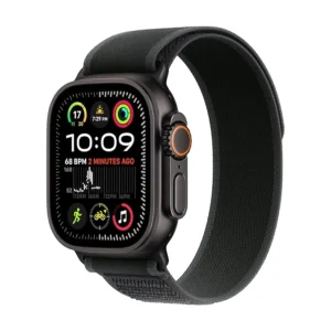 ساعت هوشمند اپل مدل Ultra 2 Black Titanium Case Trail Loop 49mm